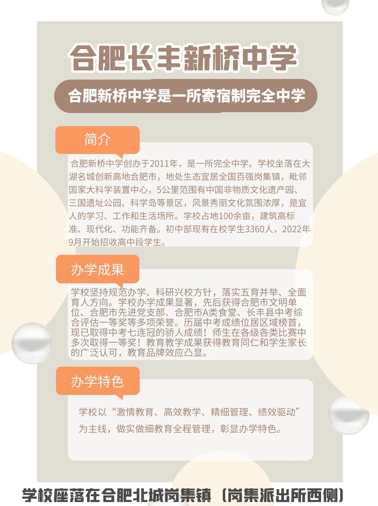 合肥新桥中学 报名图片