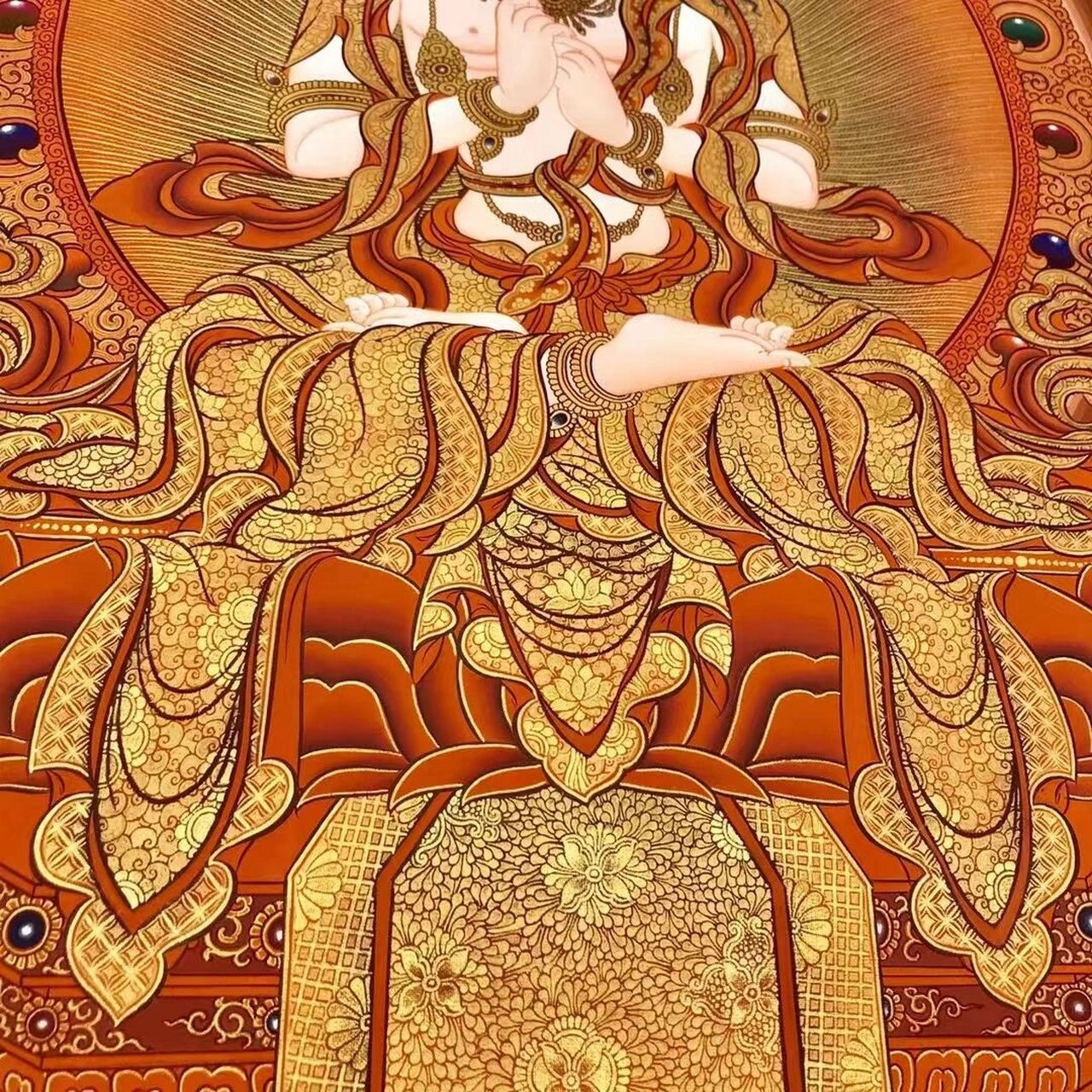 【唐卡艺术】大日如来