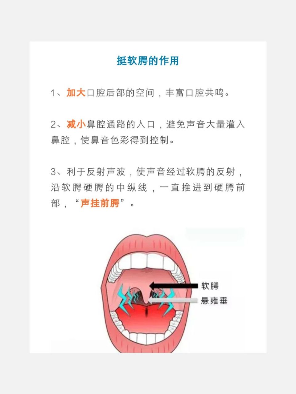 怎么挺软腭图片