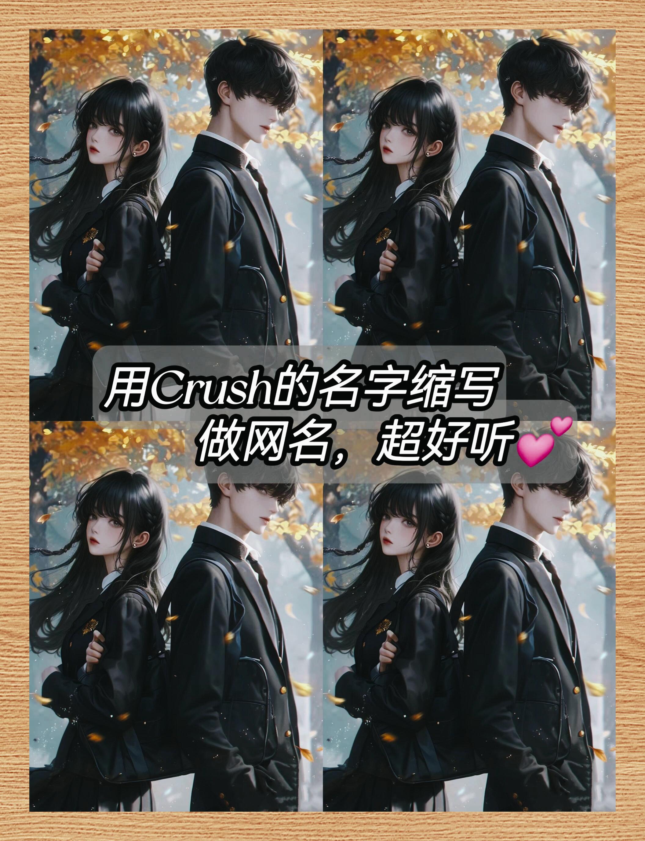 crush缩写网名悦耳又独特