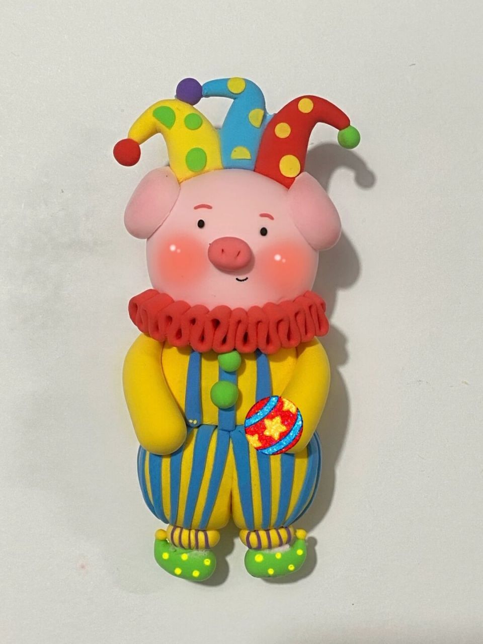 马戏团98小猪轻粘土教程 98超可爱的小猪也 [白眼]颜色好漂亮