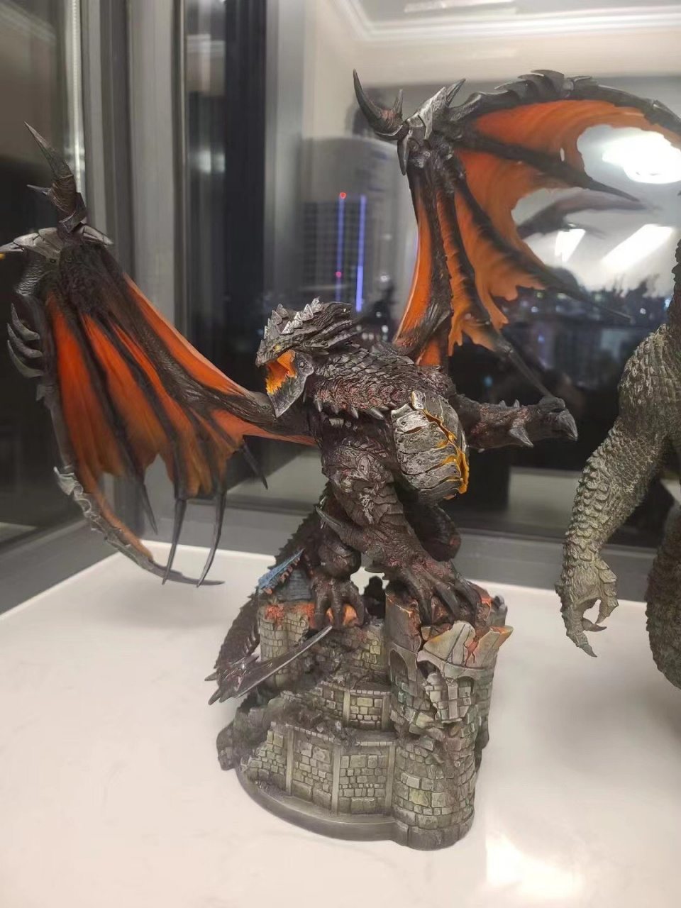 魔兽世界死亡之翼 少量现货:魔兽世界-死亡之翼-耐萨里奥雕像手办模型