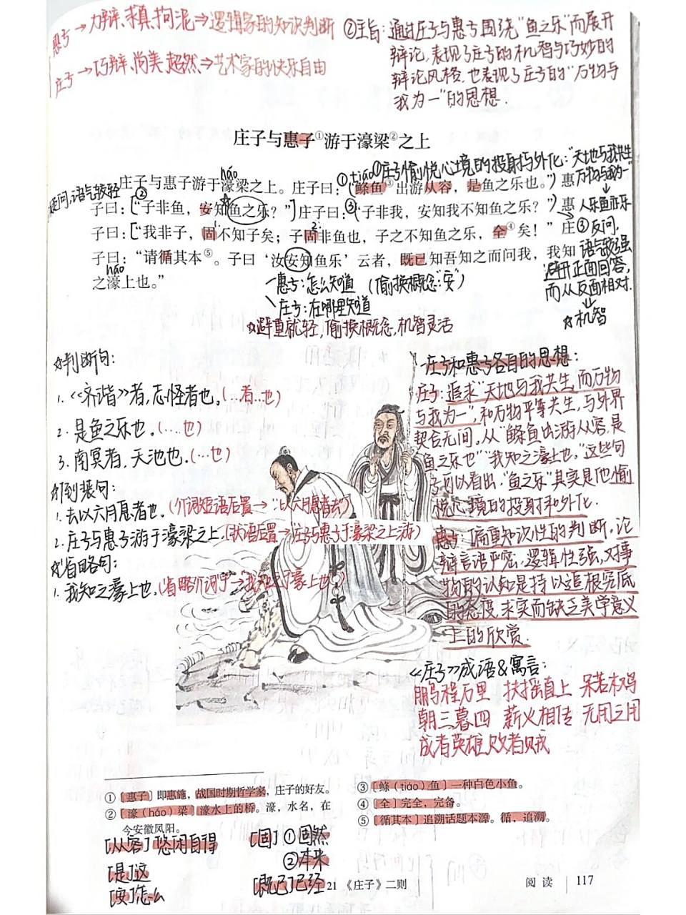 《庄子二则》笔记整理