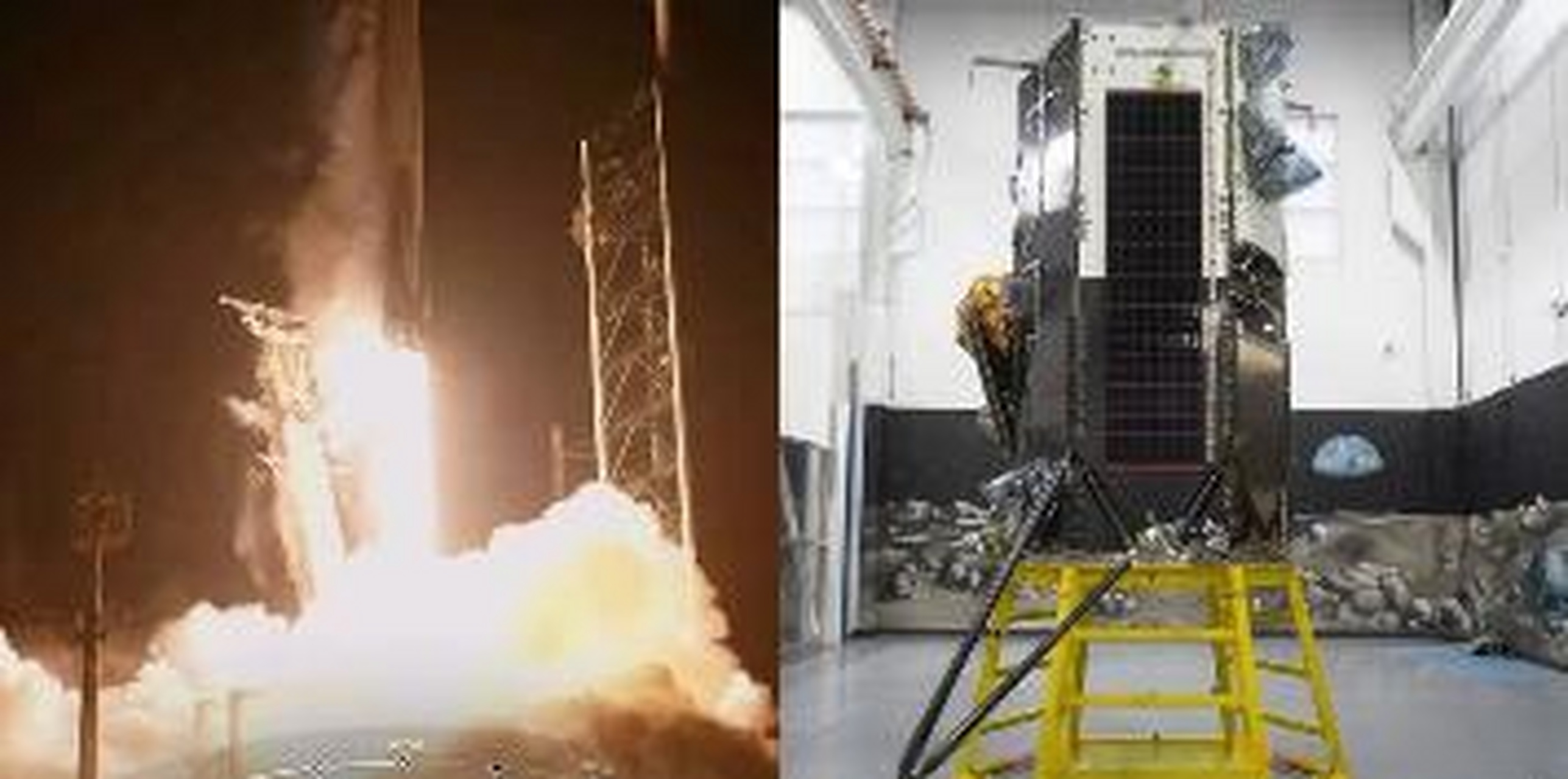 【spacex火箭搭载美国登月无人探测器发射升空 将在月球表面软着陆】