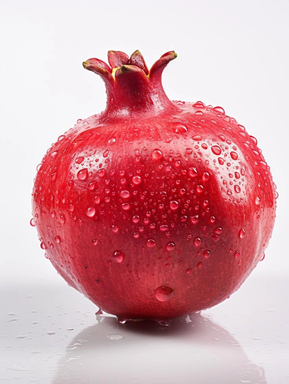素材白底图石榴掰开的石榴