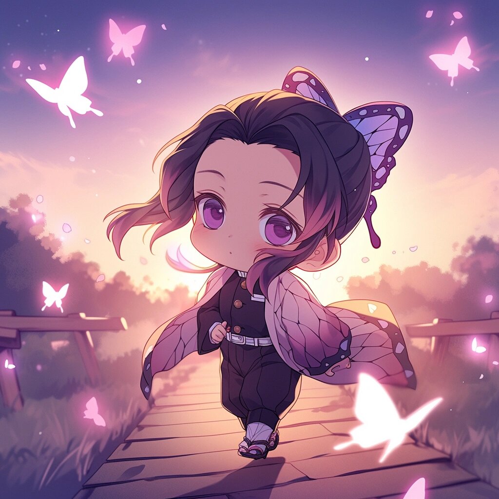 鬼灭之刃|蝴蝶忍—可爱头像(1