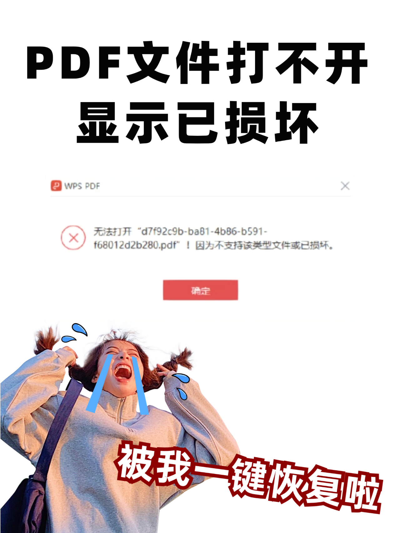 pdf显示不支持打开该文件或文件已损坏