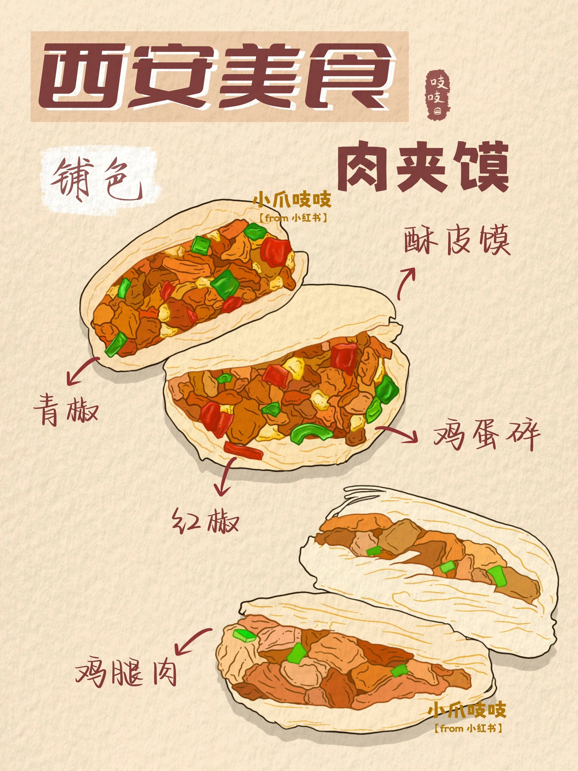 美食插画