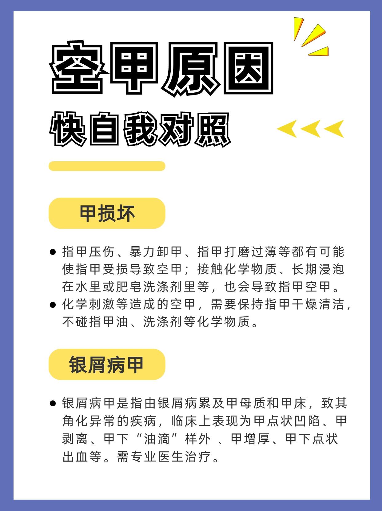 手指甲空了是什么原因图片