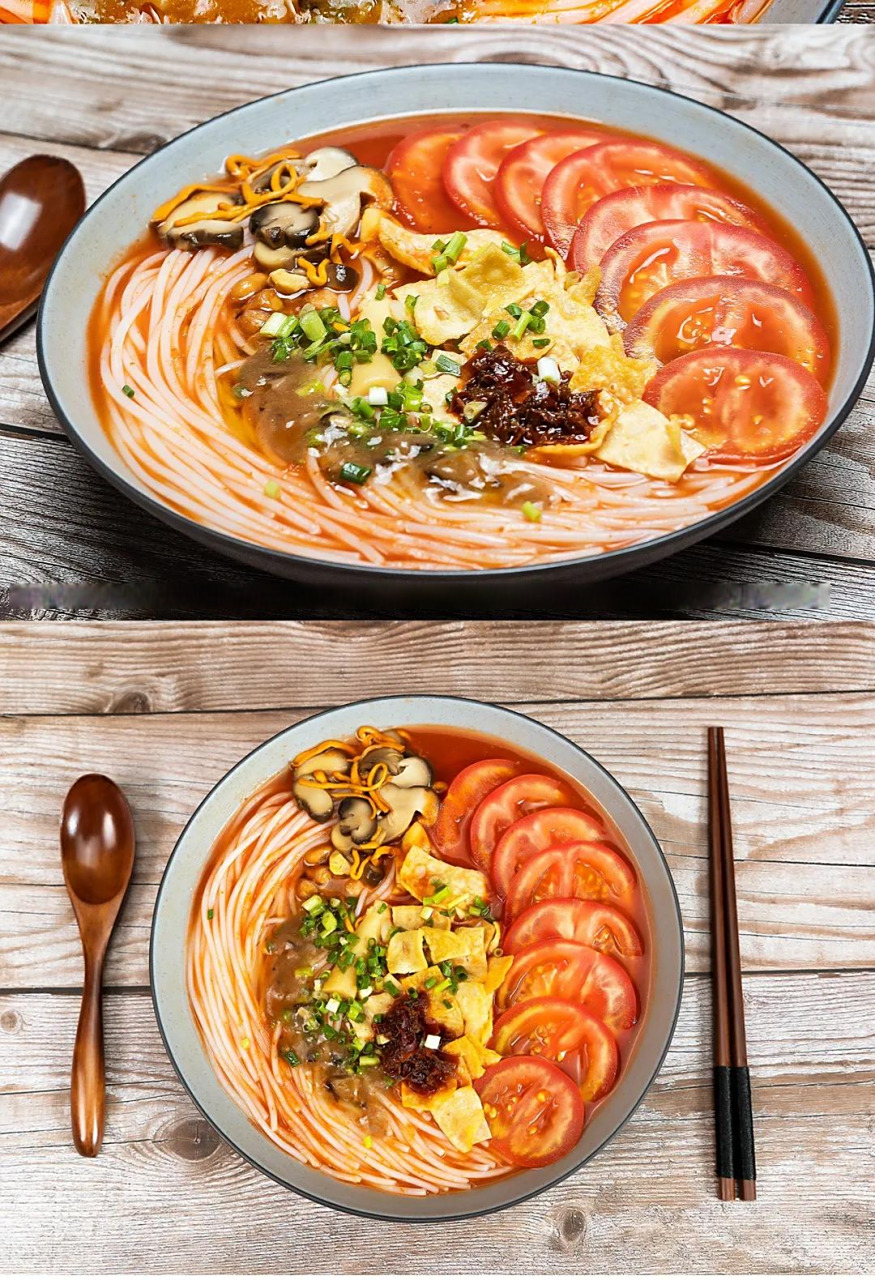 酸汤粉:酸汤粉是贵州省的特色小吃之一,主要以米粉为原料,再加上猪肉