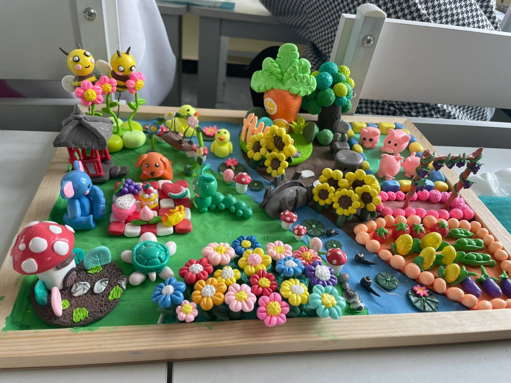 超轻粘土作品 《我的农场》