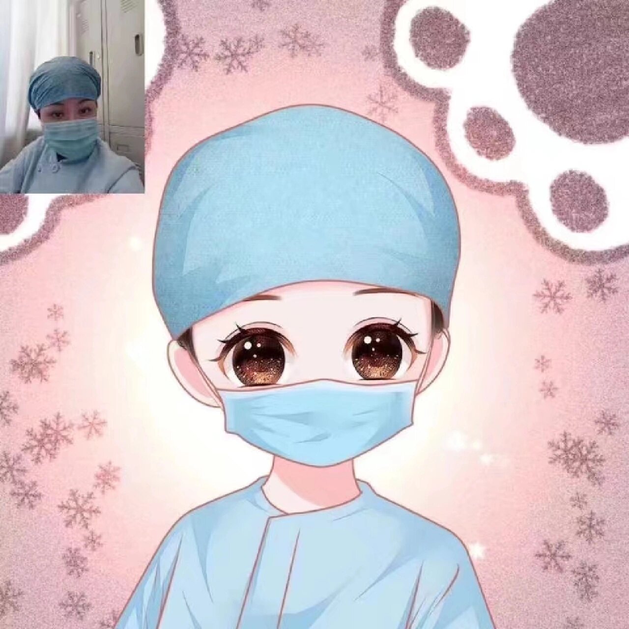 q版职业头像|手绘医生头像|卡通版女生头像