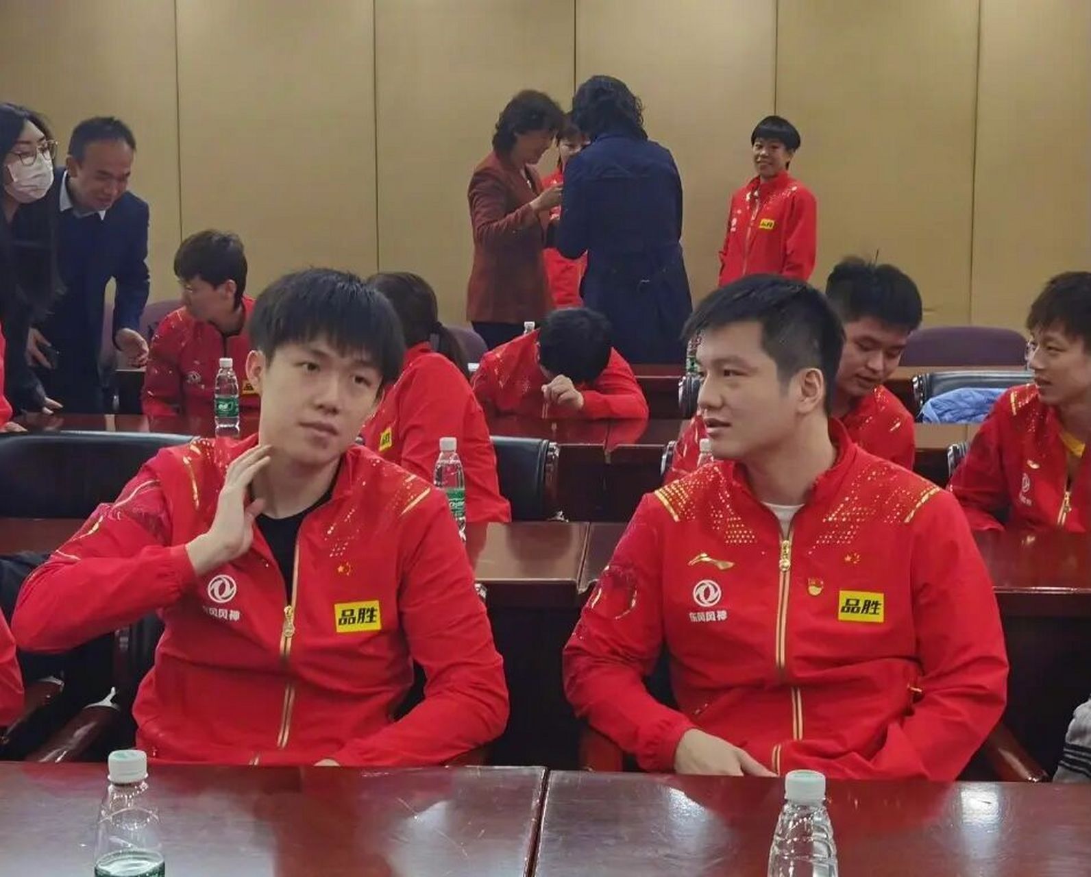 乒乓球# #王楚钦# #樊振东# #体育竞技场