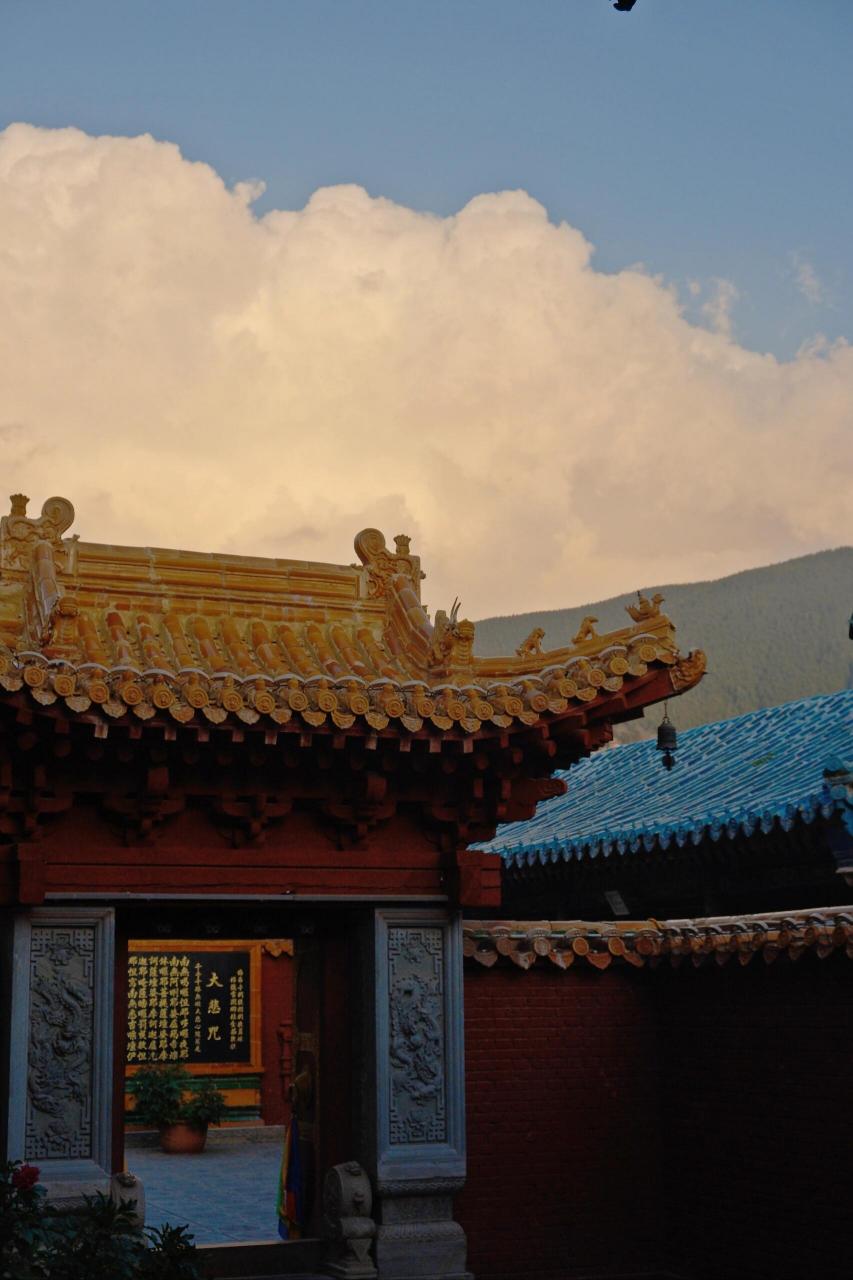 始建于北魏,明永乐初敕旨改建为"大文殊寺"俗称菩萨顶,为五台山五大禅