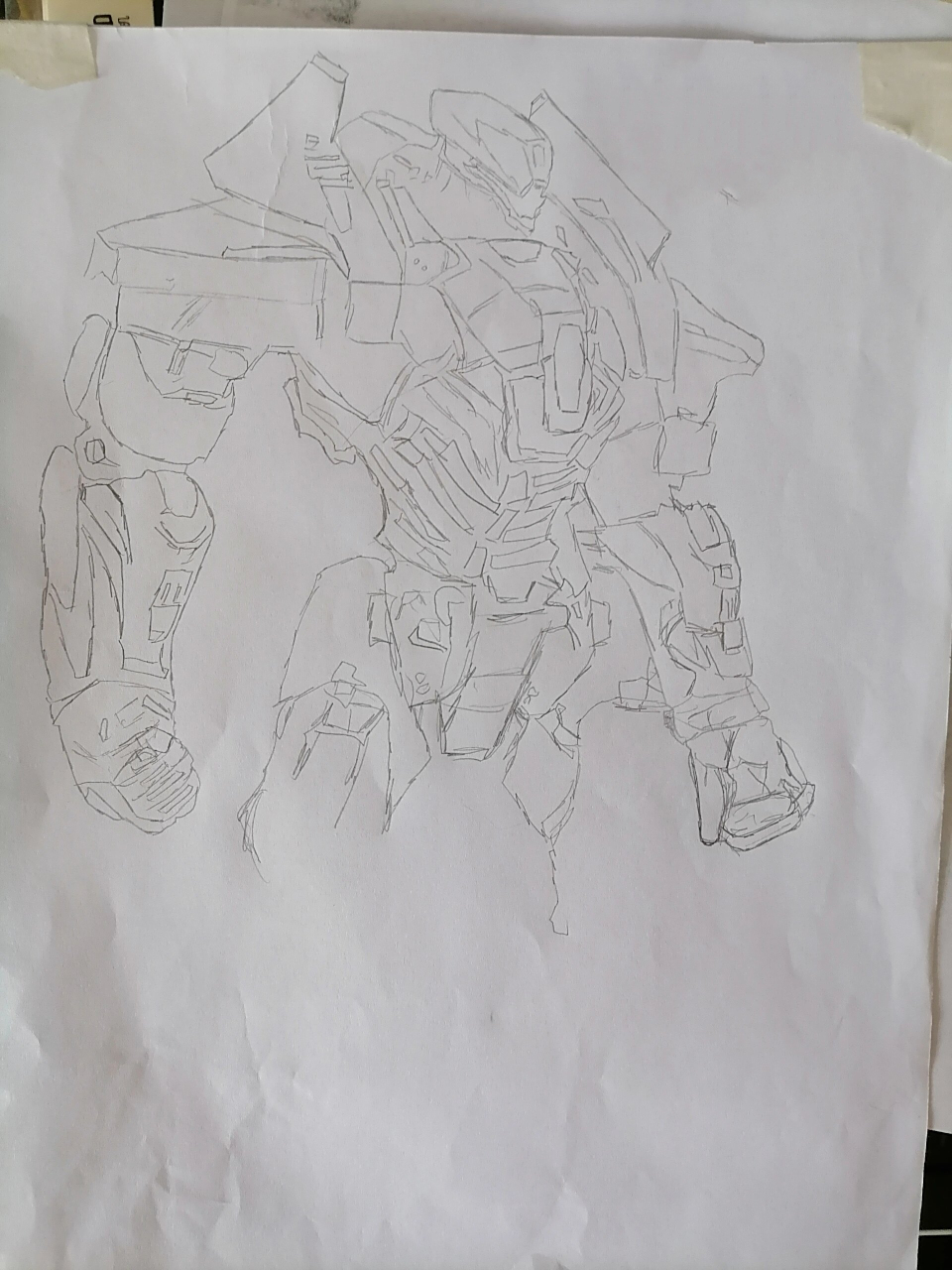 冬日阿贾克斯线稿