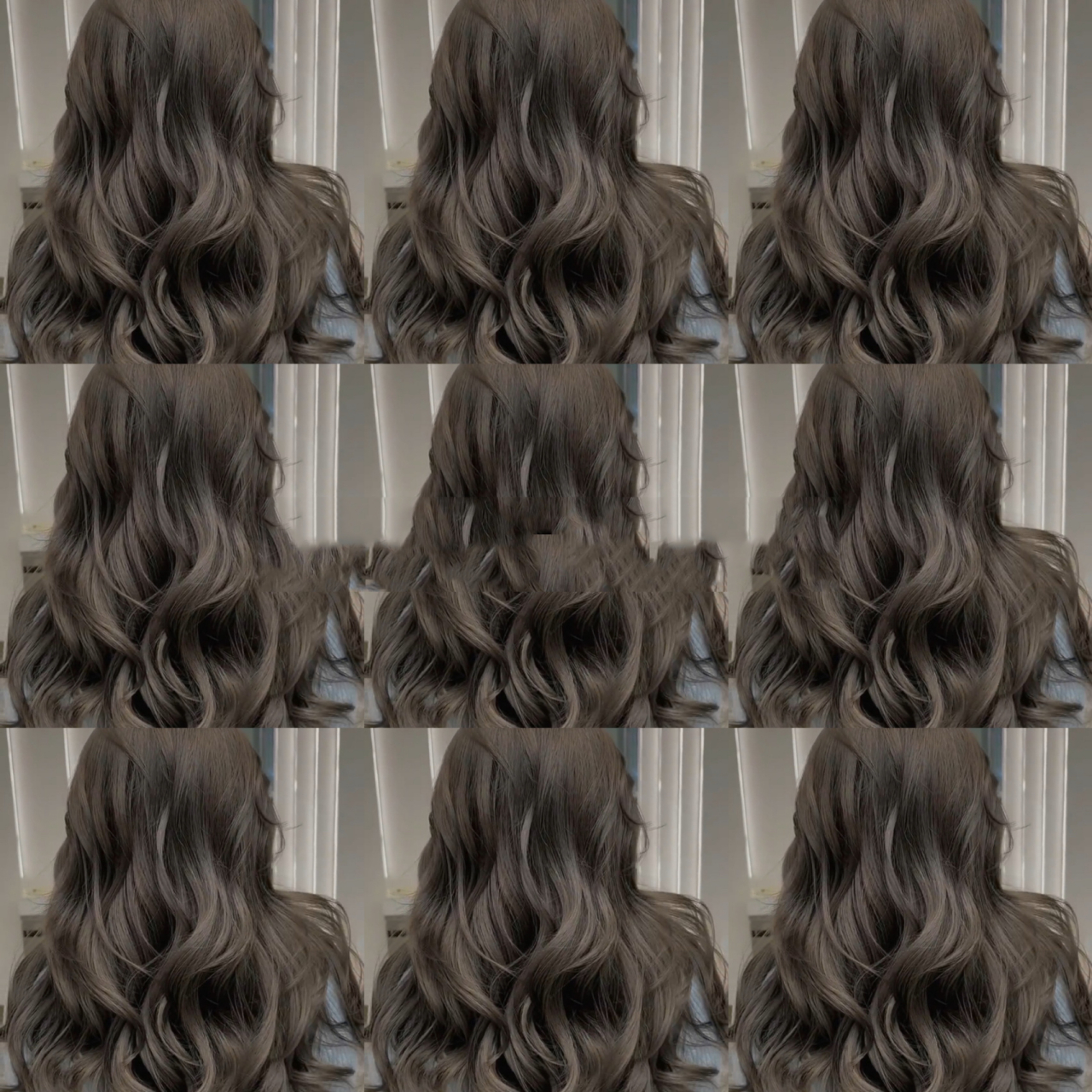 亚麻冷棕越洗越好的发色～太温柔显白了吧 亚麻冷棕说一款调的颜色