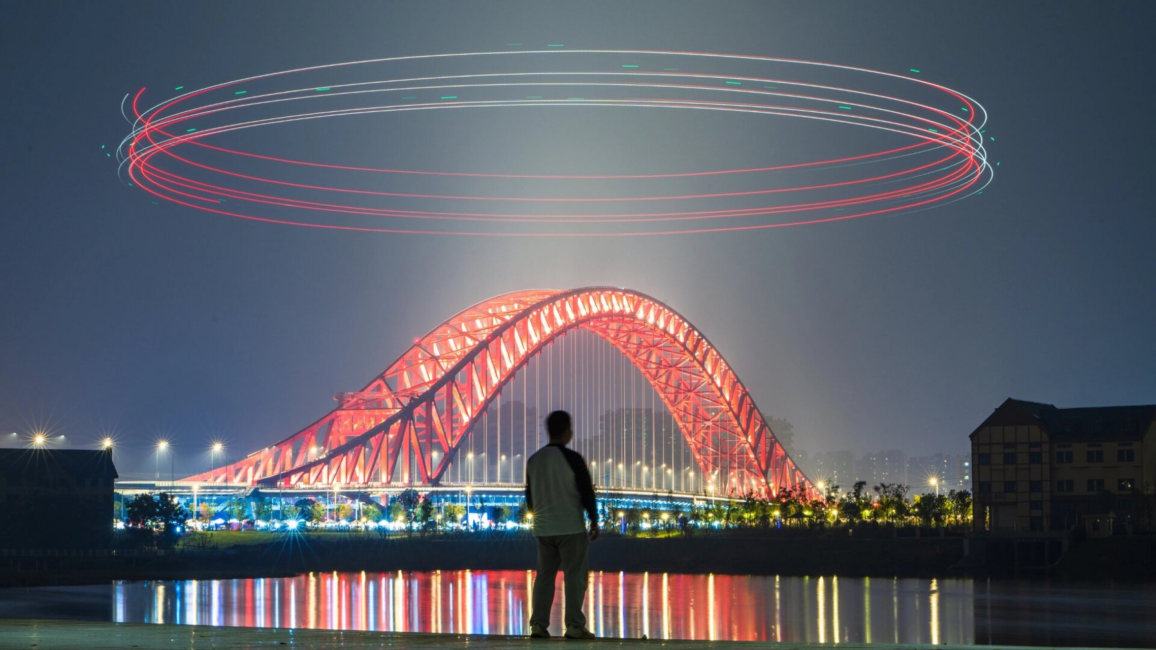 株洲清水塘大桥 打卡株洲清水塘大桥