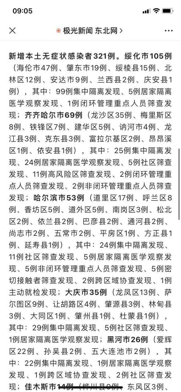 哈尔滨头条 哈尔滨市新增病例117 53=170例