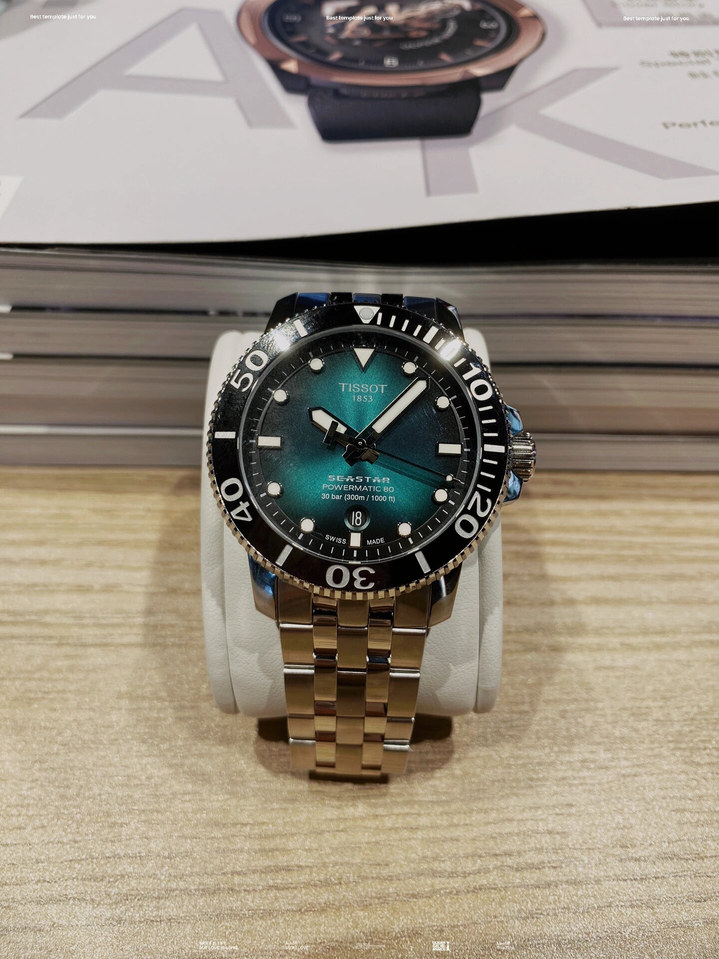 今天给大家介绍天梭海星系列渐变绿盘款 你知道吗～天梭海星系  