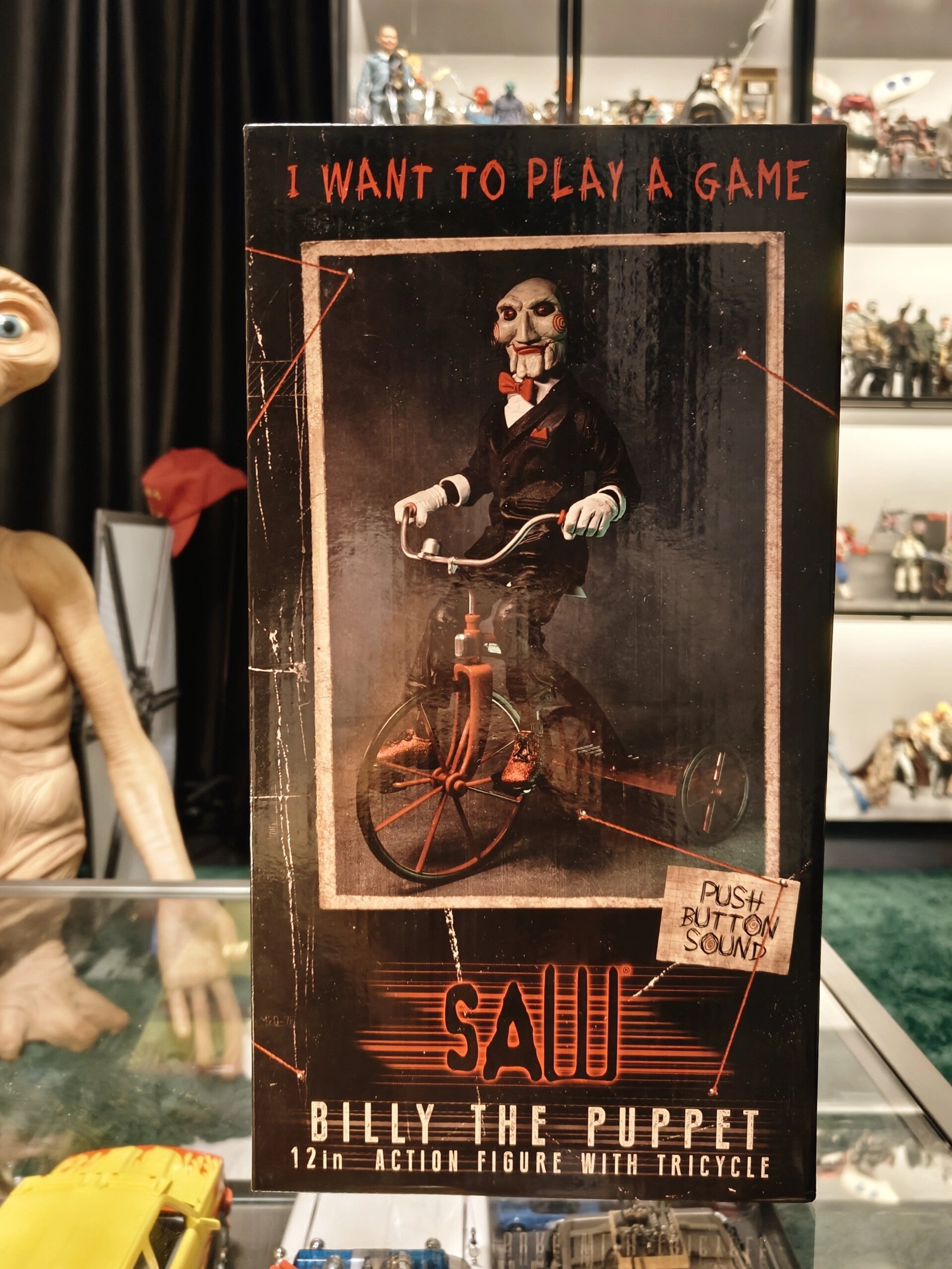 neca 再版 电锯惊魂 saw billy骑小车