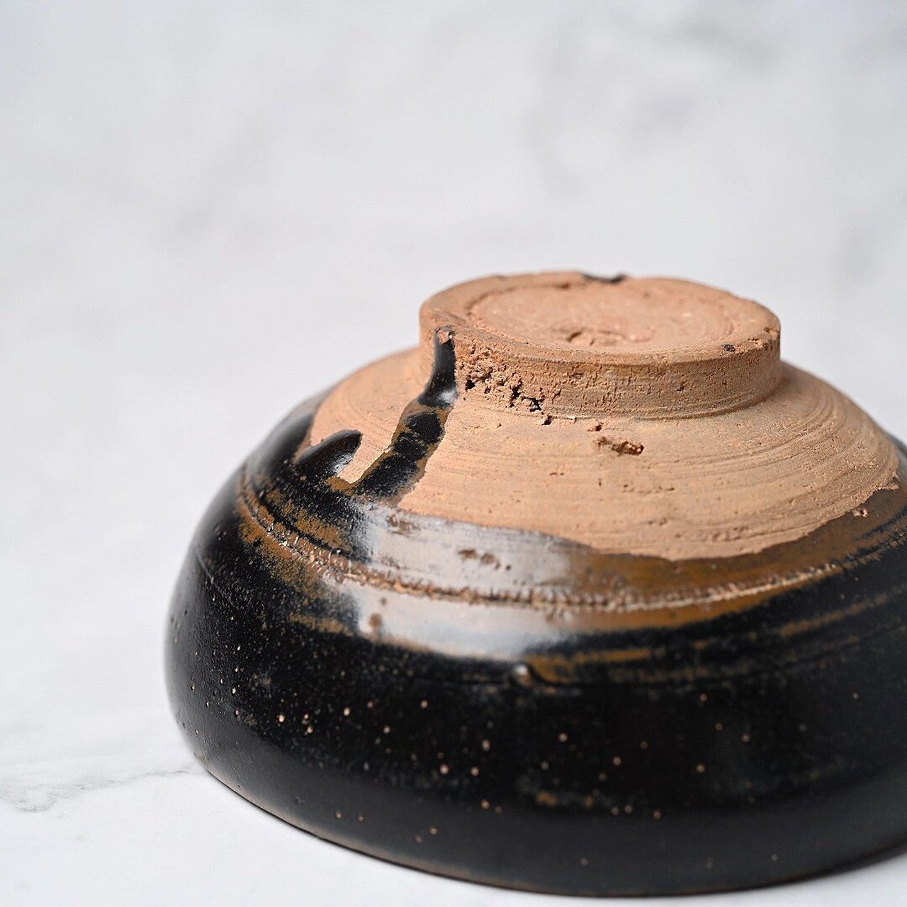 南宋赣州窑泡泡碗 宋代茶盏全品 口径9.5cm,高度4.5cm.