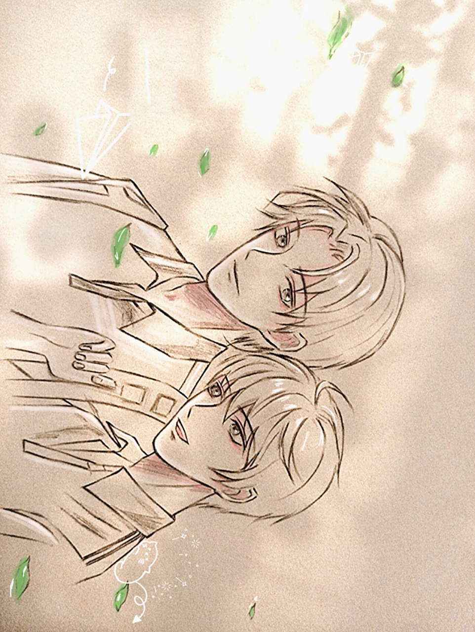 某某|手绘    进来的人都留下一句"江添生日快乐"再走吧