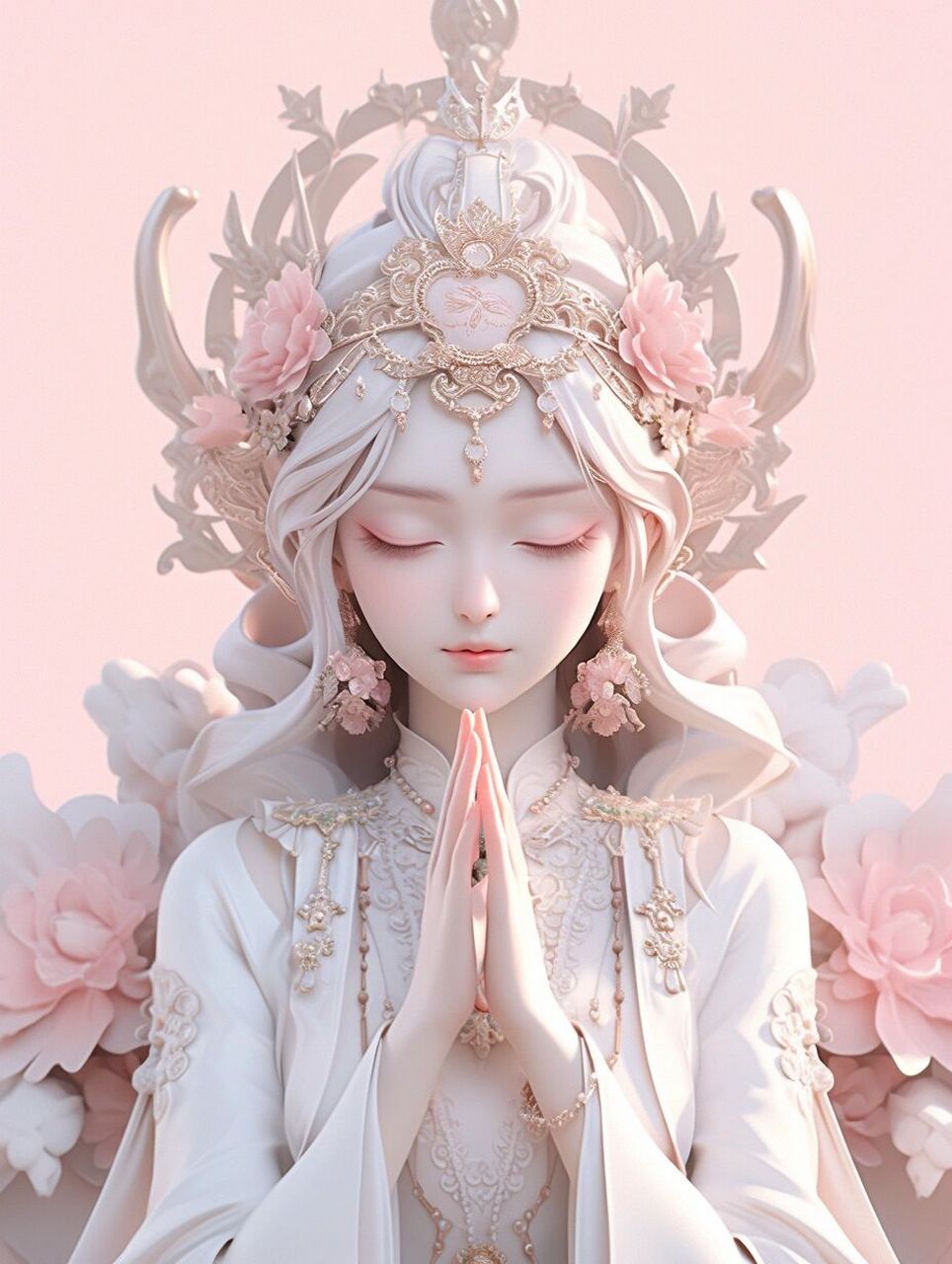 midjourney | 神仙壁纸祈祷你的愿望成真 暖春樱花季