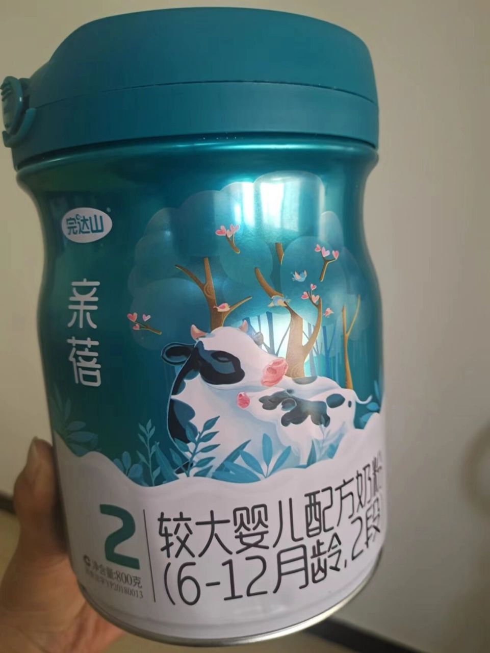 完达山亲蓓奶粉怎么样 这款奶粉容易消化,配方也全面.