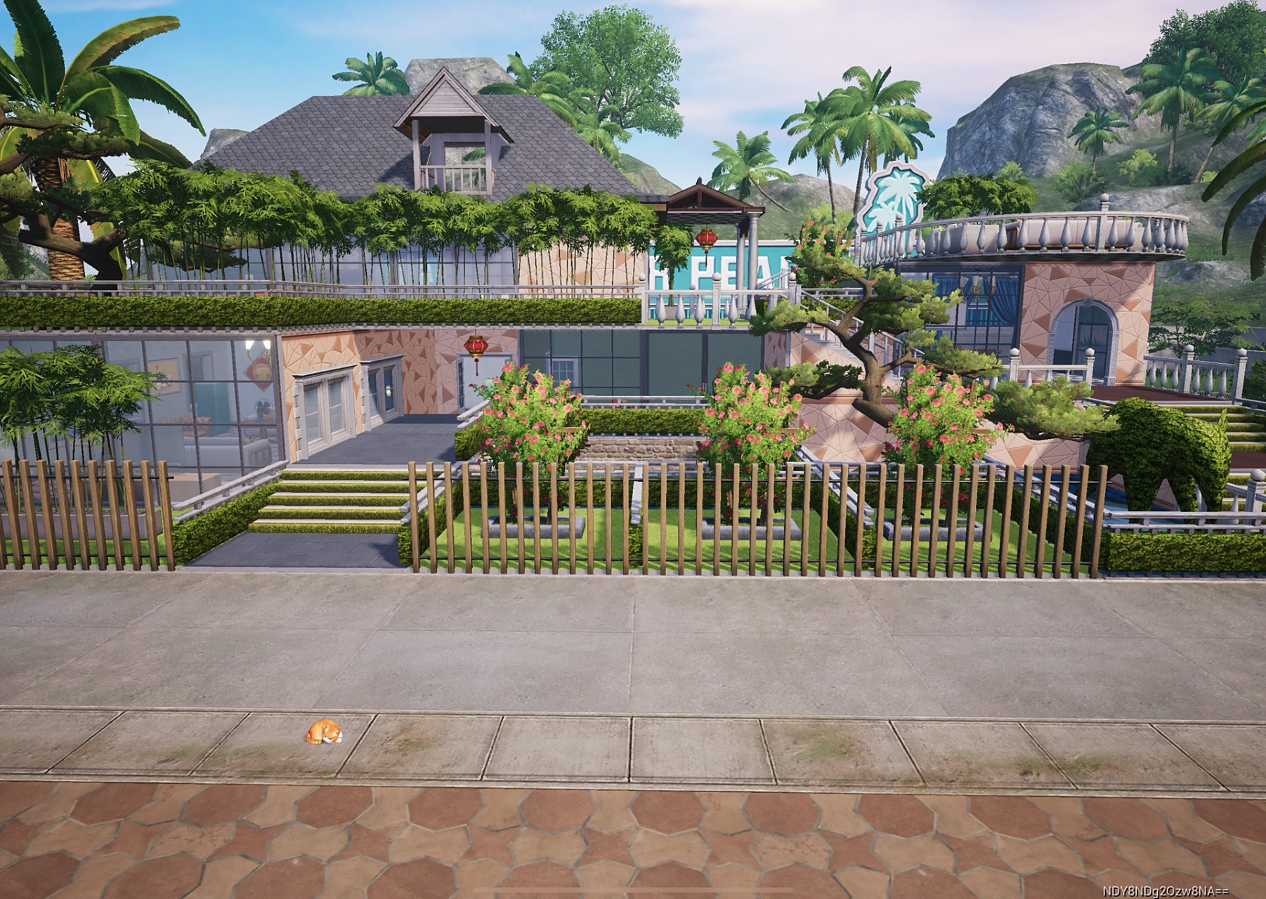 和平精英顶级庭院93 和平精英15级家园顶级庭院93详细局部图片