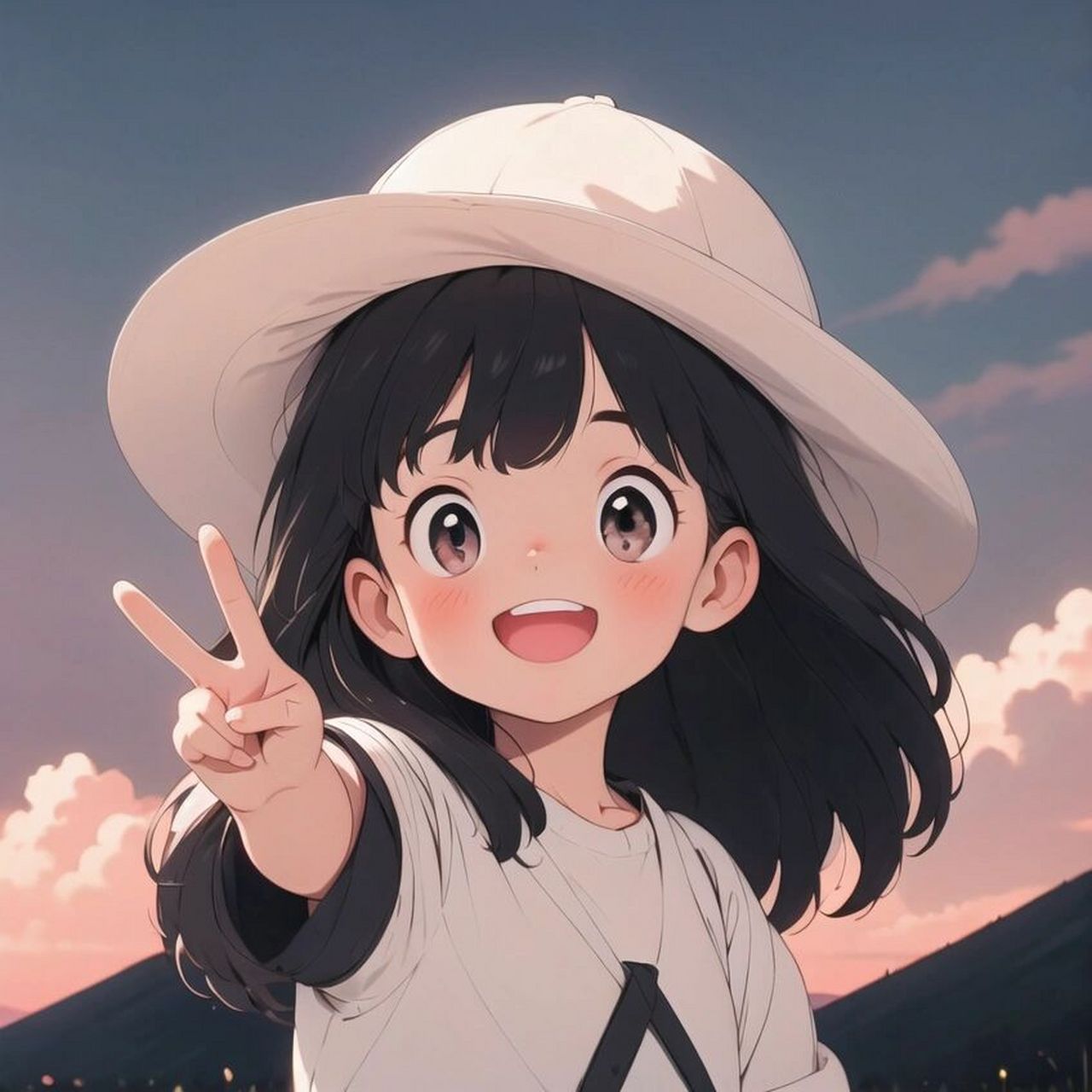 旧漫女生头像|戴帽子的女孩真滴很可爱哒