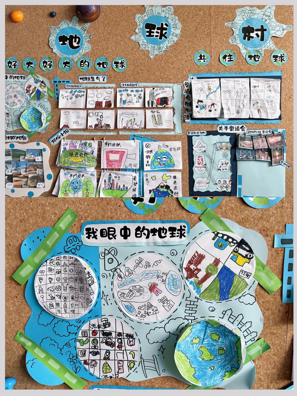 大班下学期《地球村》主题墙来啦95 有部分姐妹催的急,先更新一波啦