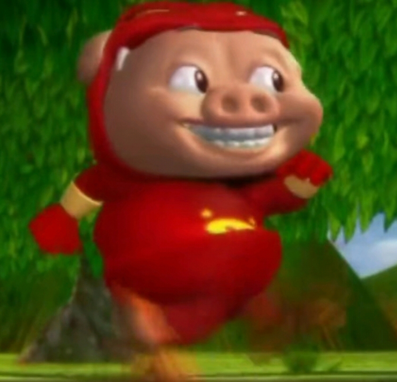 猪猪侠# 吃饭去咯,我要跑第一名[三哈]