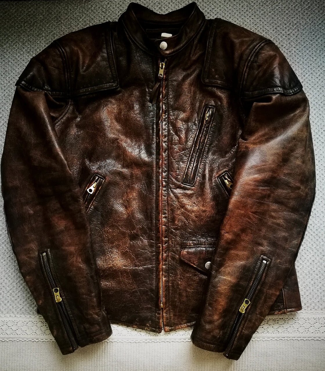 ralph lauren rrl 顶级神物毒液一代机车皮 ralph lauren rrl 顶级神