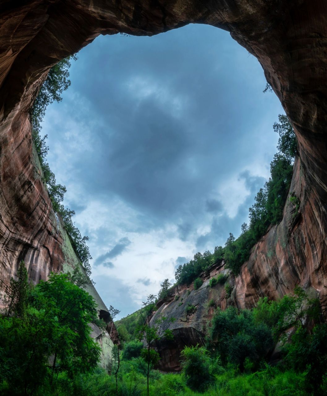 陕西延安甘泉大峡谷心形峡谷摄影旅行攻略 陕西延安甘泉"心形峡谷"