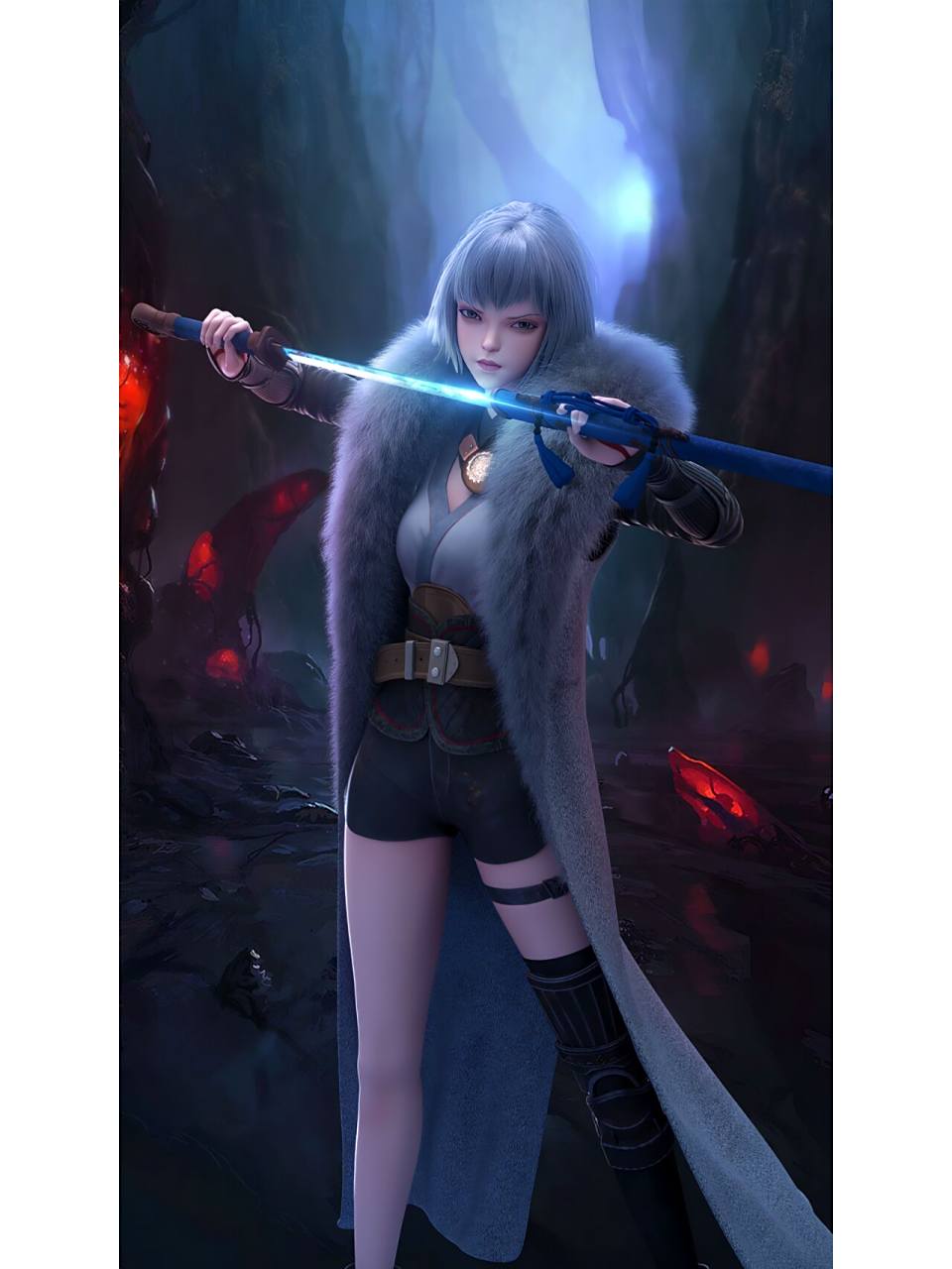 国漫女神系列/白月魁和荷光者/手机壁纸分享 02020202  我们