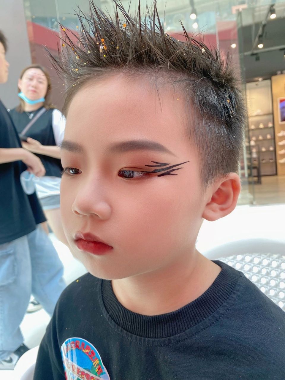 男生街舞妆容 舞台妆 团体妆 男生街舞妆容 舞台妆 团体妆