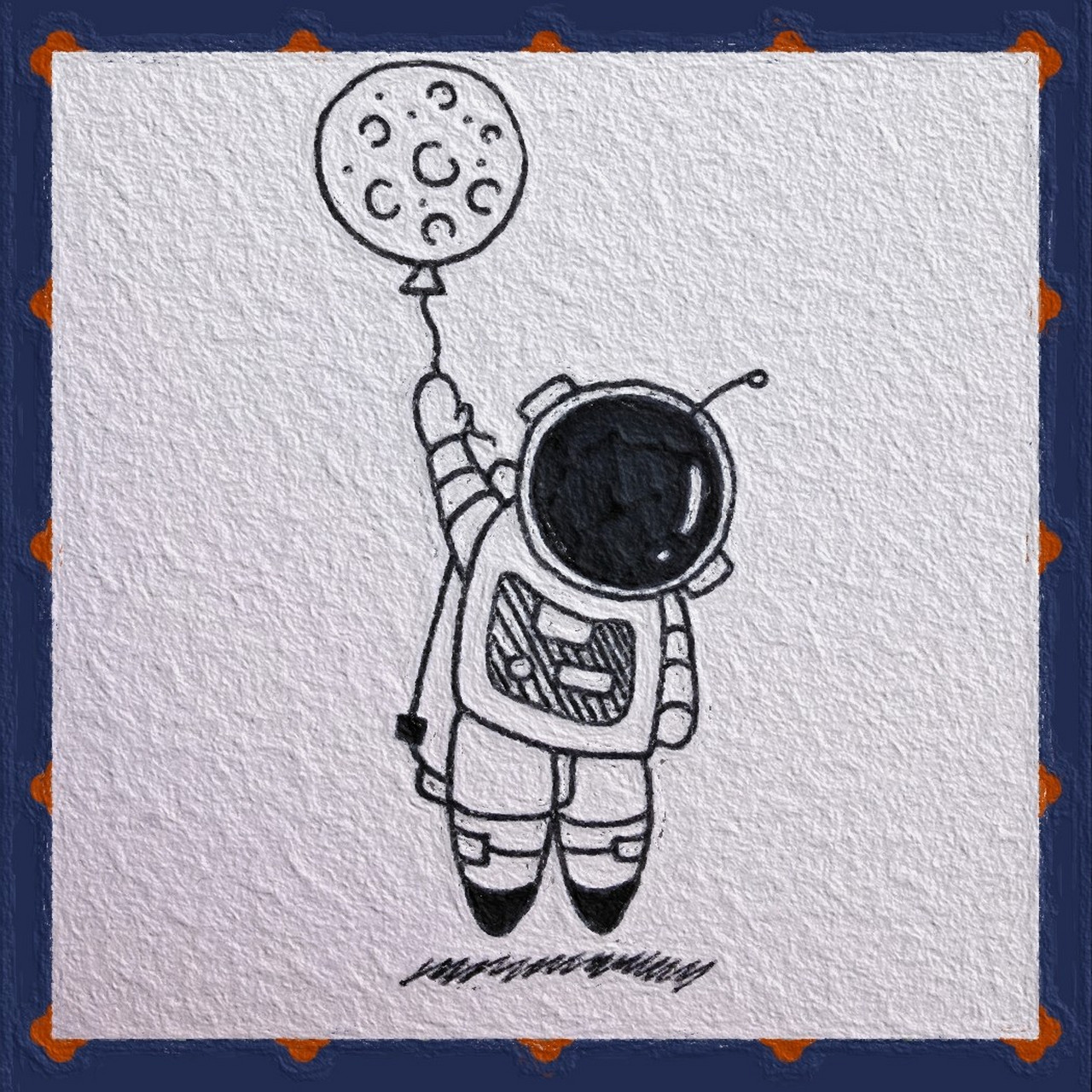 94简笔画●宇航员‖附过程94打卡40/60 94今日份简笔画手绘『摘