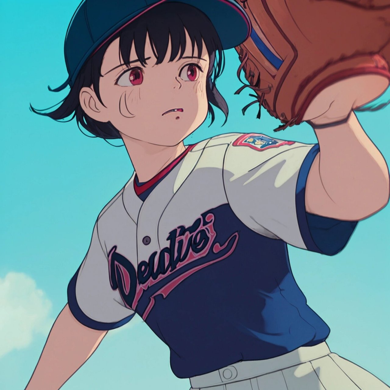 可爱的棒球女孩来啦