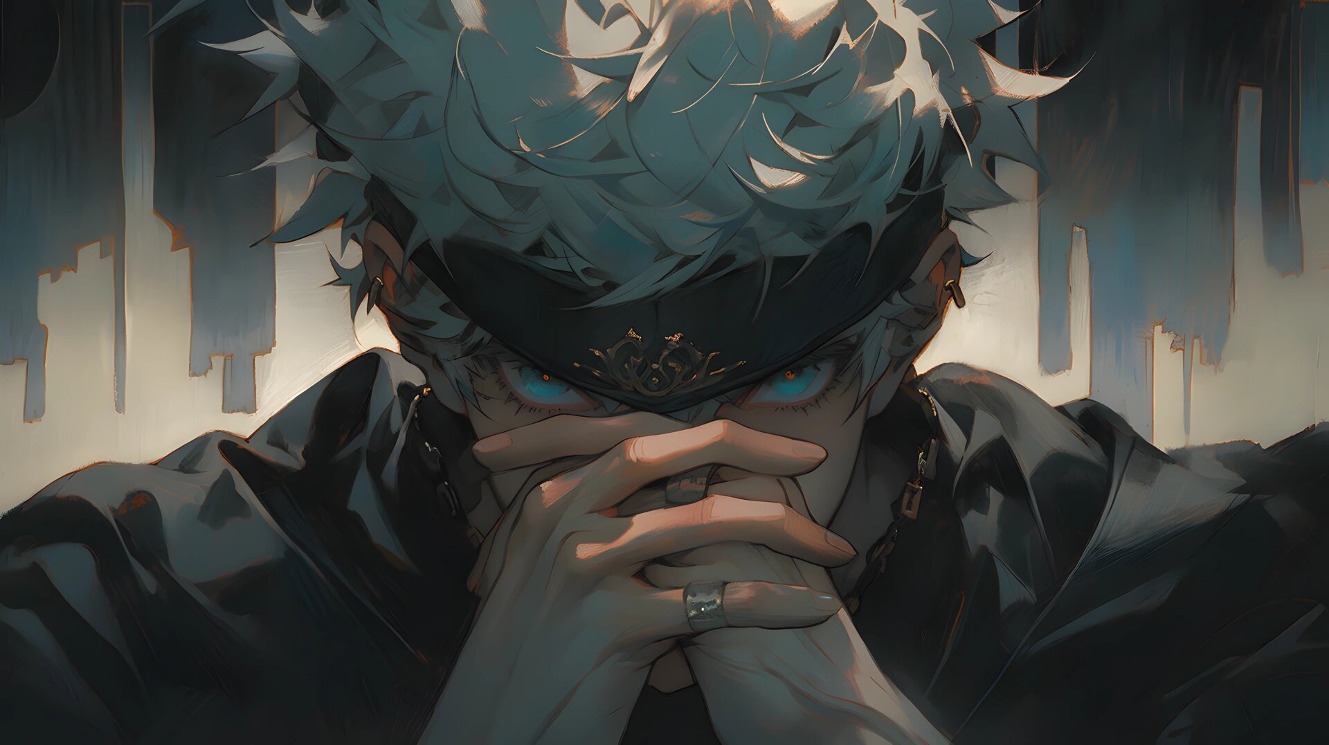 midjourney|咒术回战 五条悟|4k 电脑壁纸