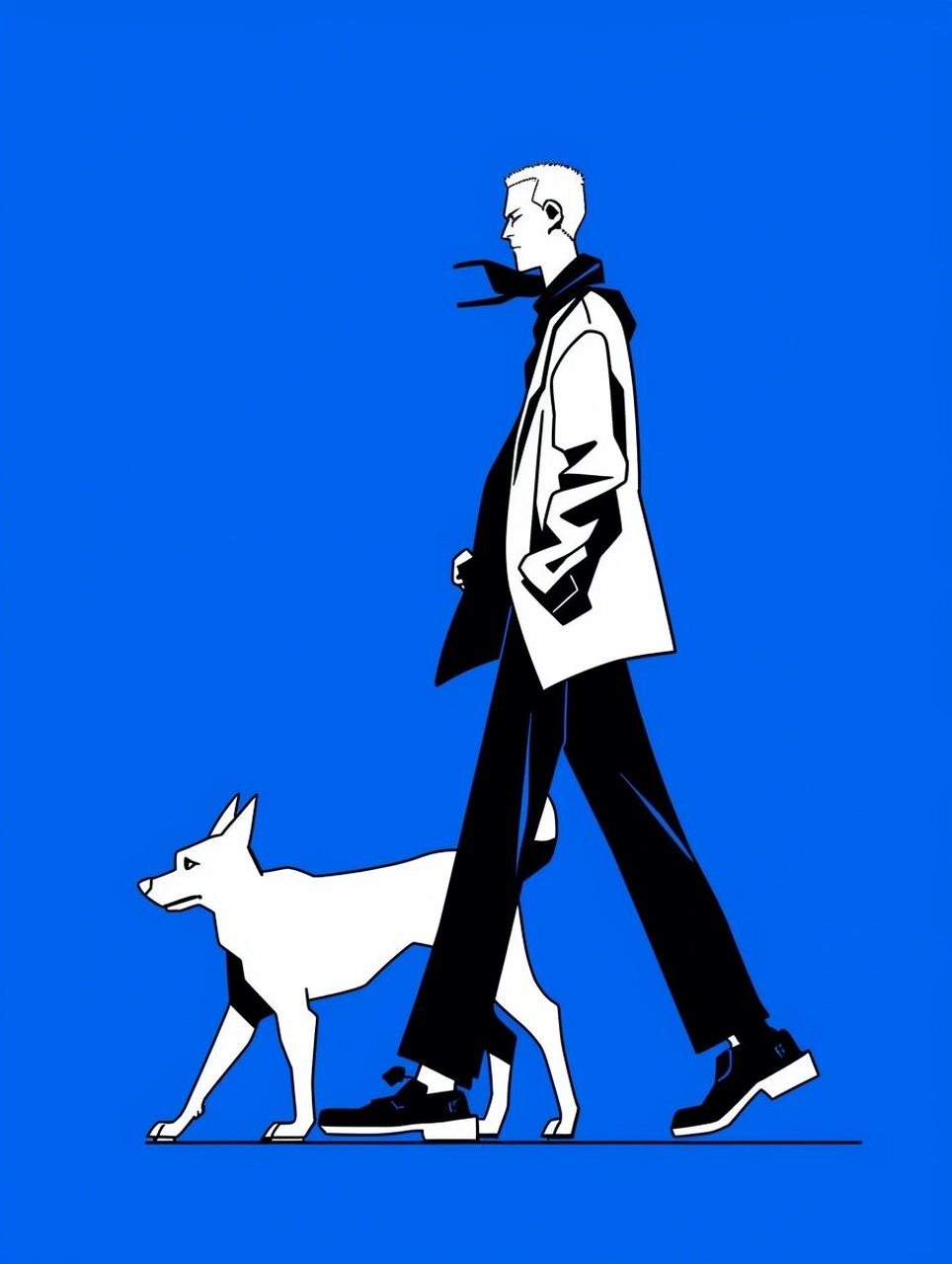 帅气的大叔头像,可自取图丨ai