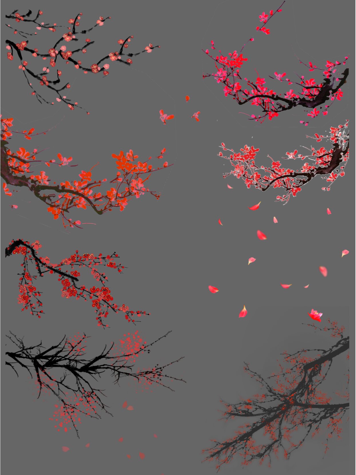 no.101素材|梅花香自苦寒来|免抠梅