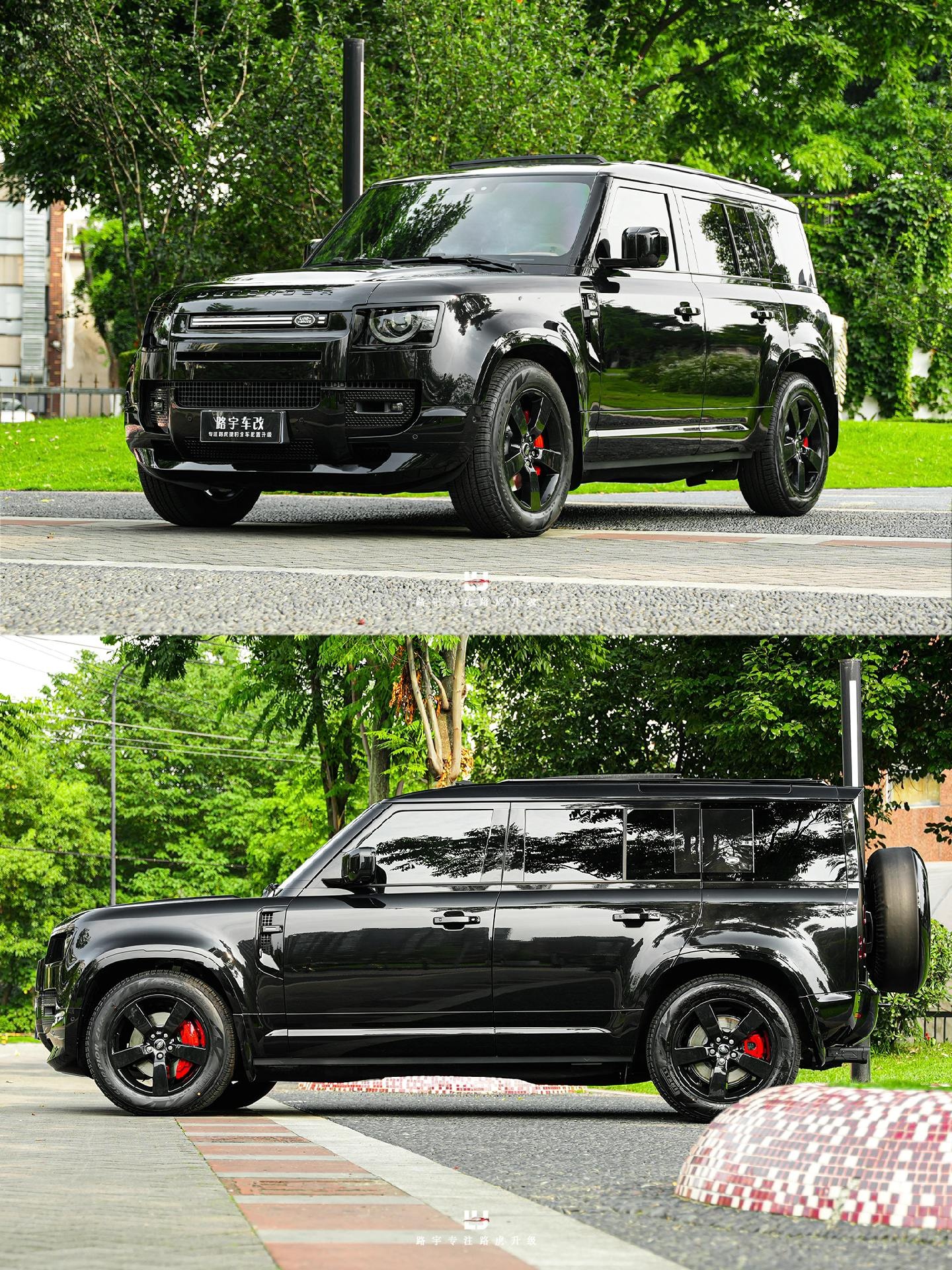 路虎卫士黑武士