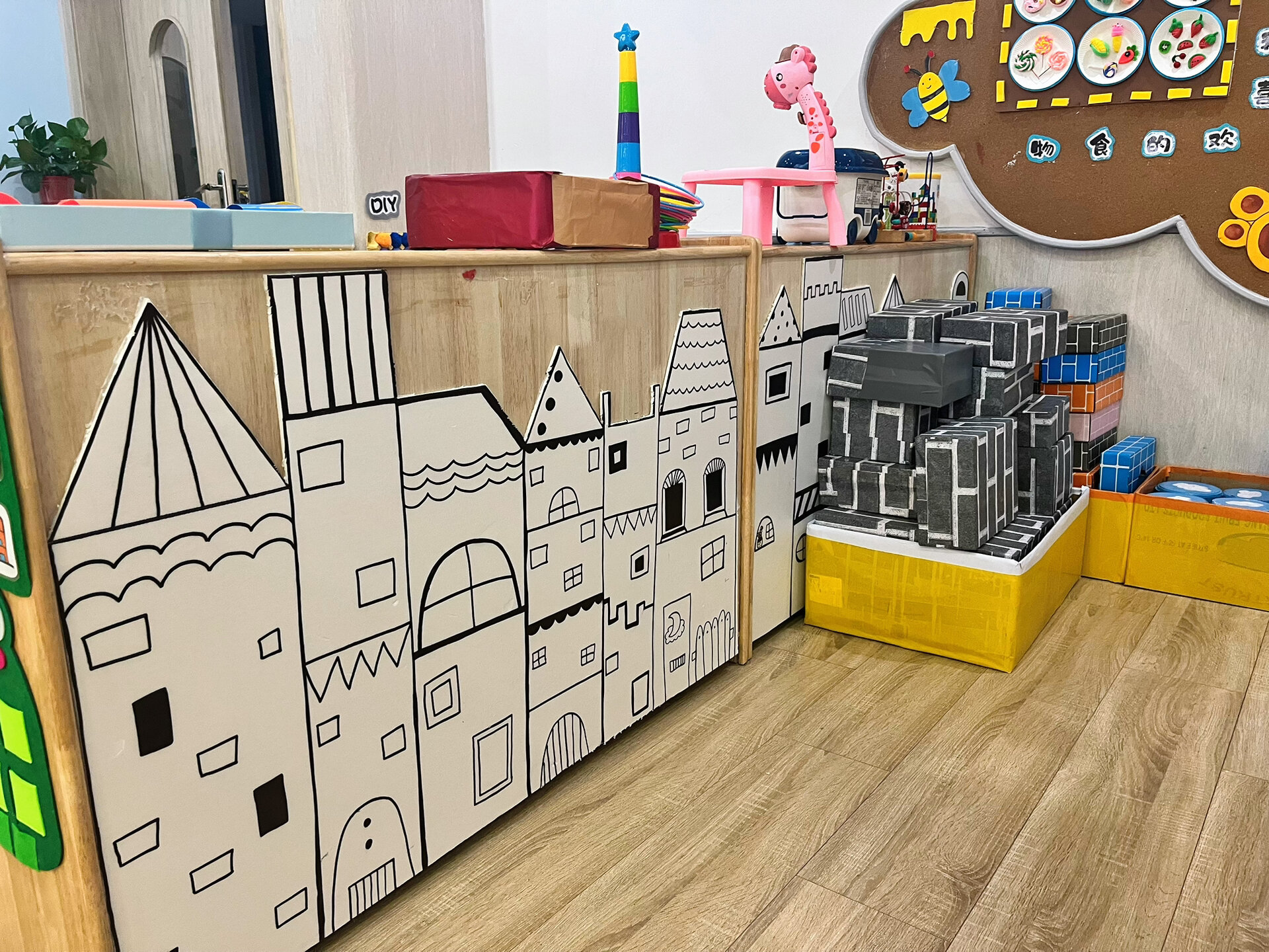 幼儿园|小班建构区|区域创设