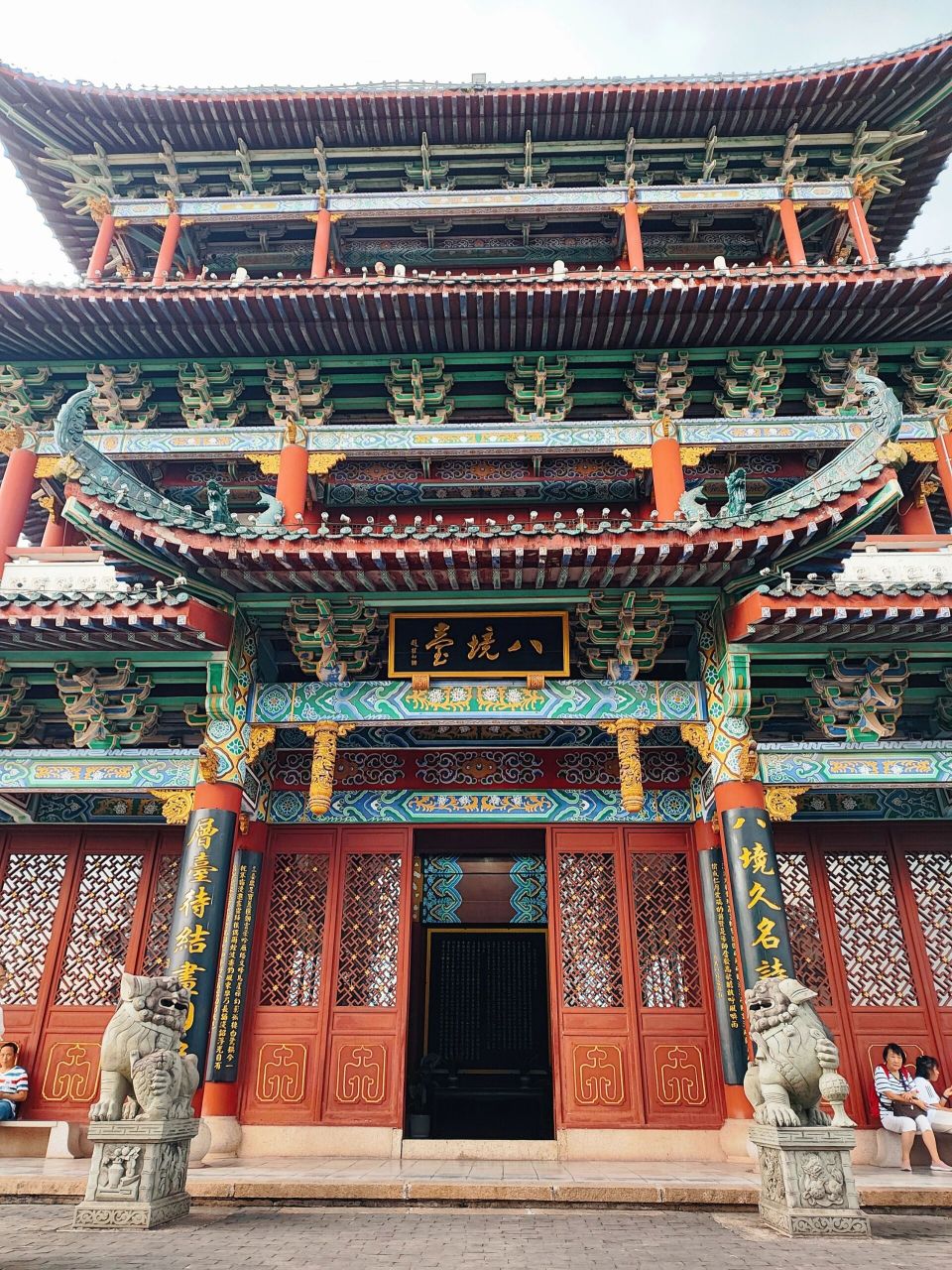 99赣州|八境台 朱楼碧瓦,飞檐斗拱,画梁朱柱,雄伟壮丽 台高三层