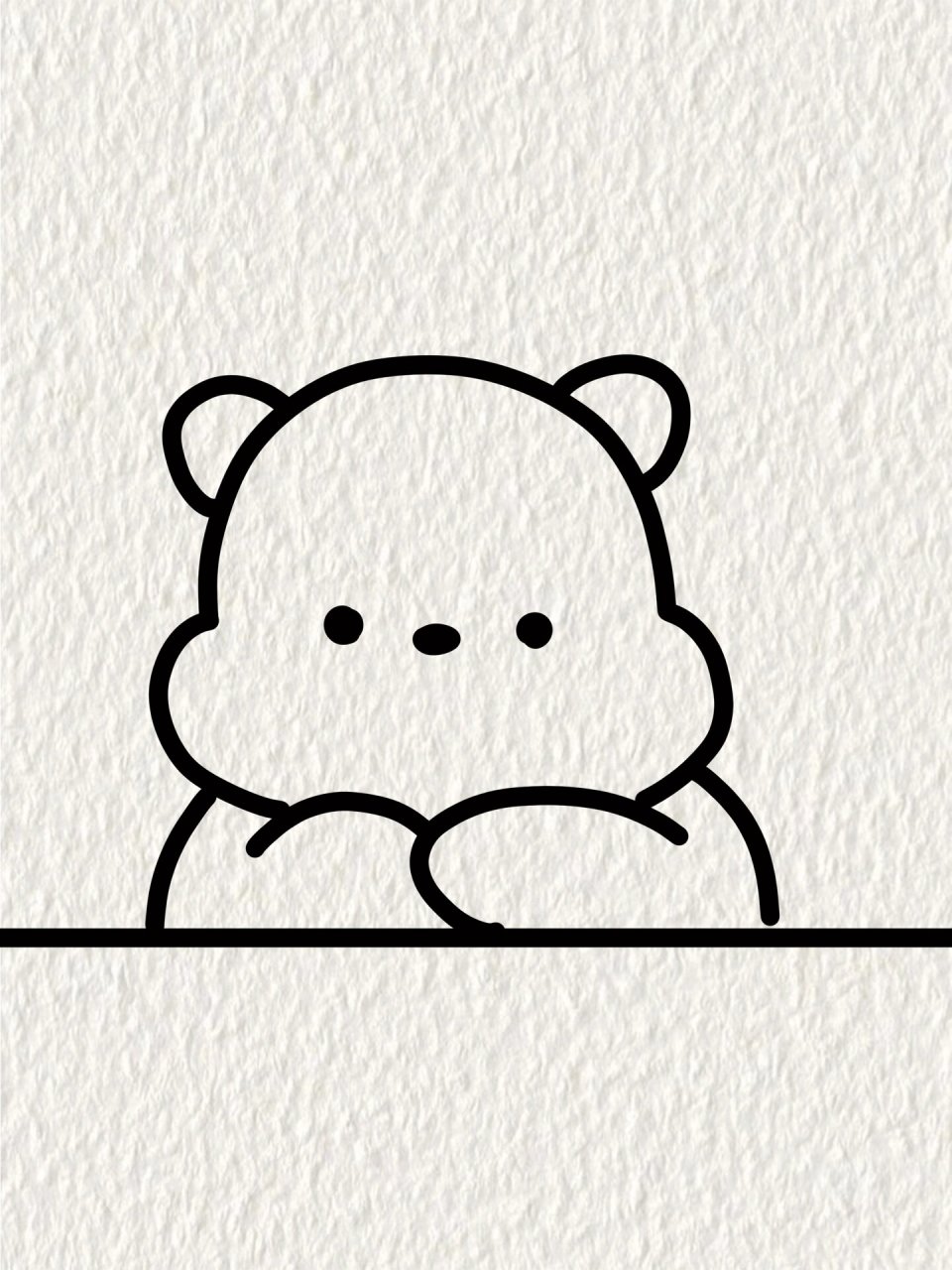 零基础简笔画|可爱小熊 可爱的东西生气了也可爱