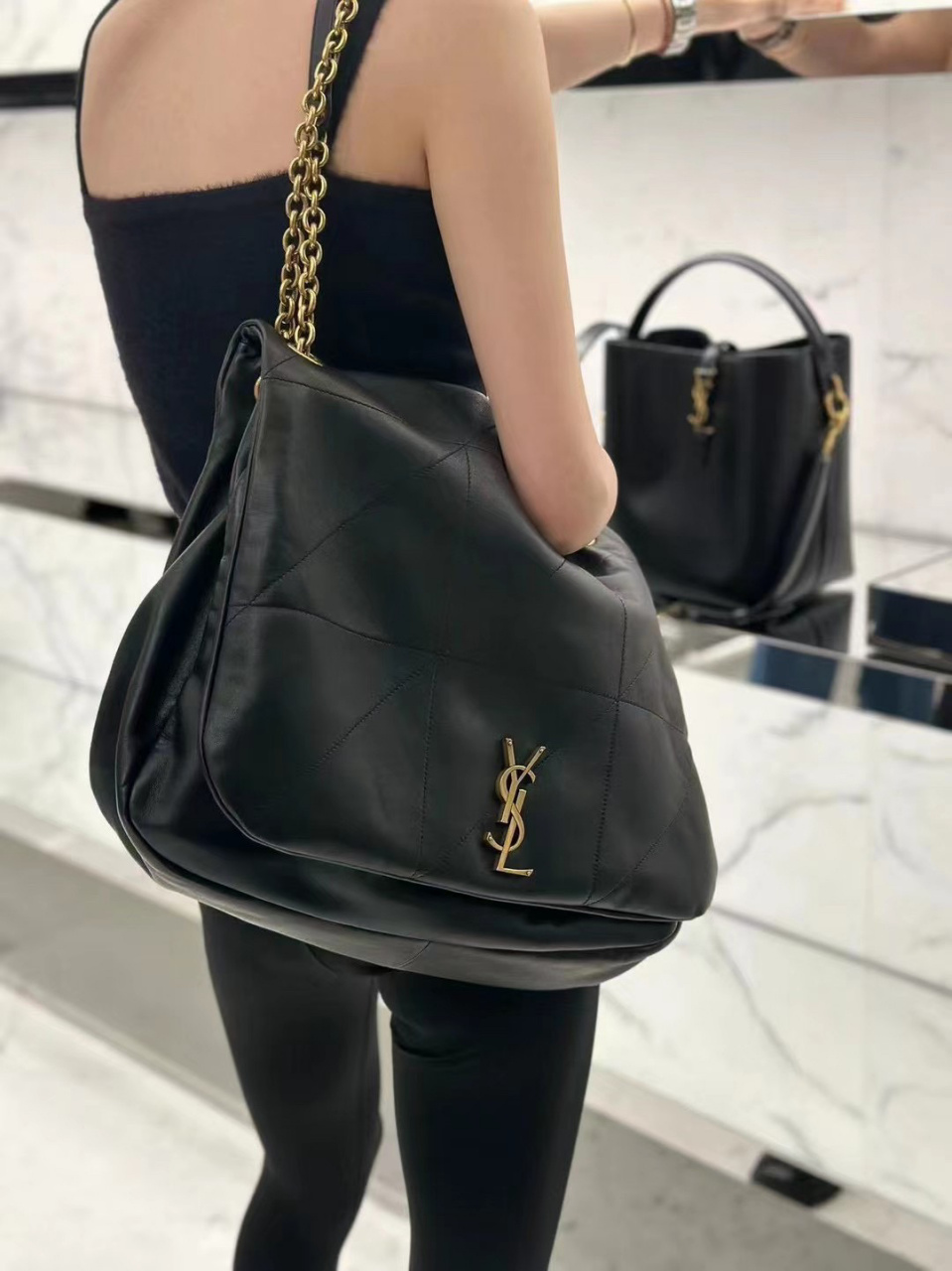 ysl圣罗兰23新款链条包流浪包 9315预定 超大容量 自重轻 喜欢