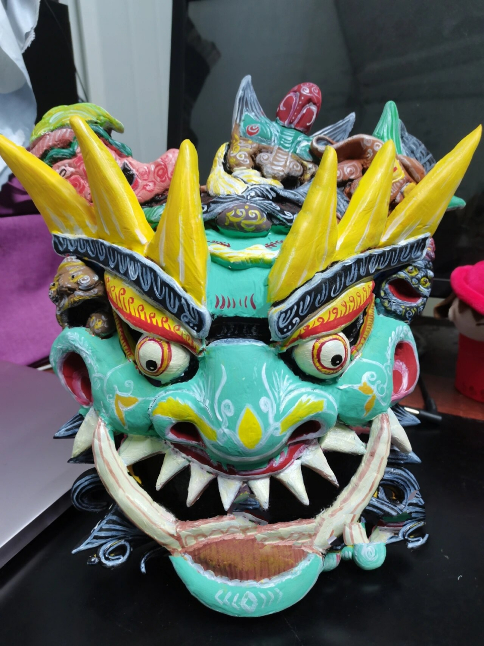 非物质文化遗产—傩面具  超清黏土制作哦～