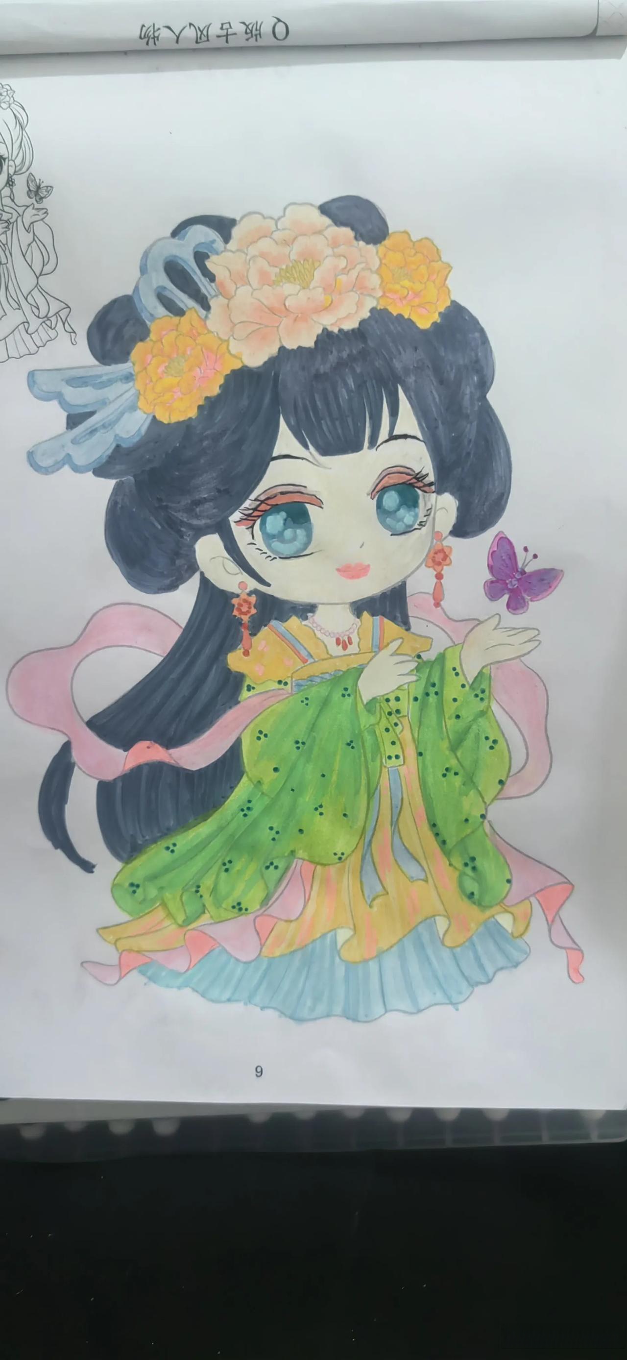 柳梦梅简笔画奥润姑姑的图画古风仙姑的图片幼儿画忆江南娘娘公主怎么