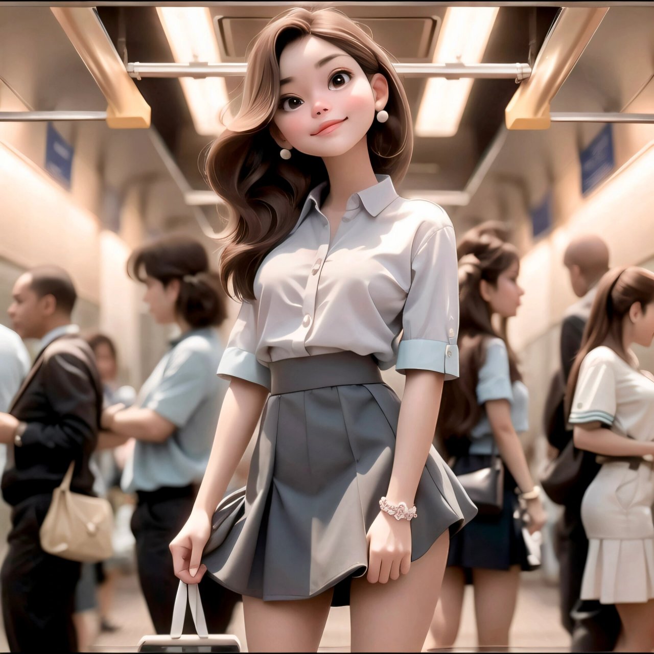 地铁末班车～女生头像 喜欢9315礼貌取图下面大家还想看什么可