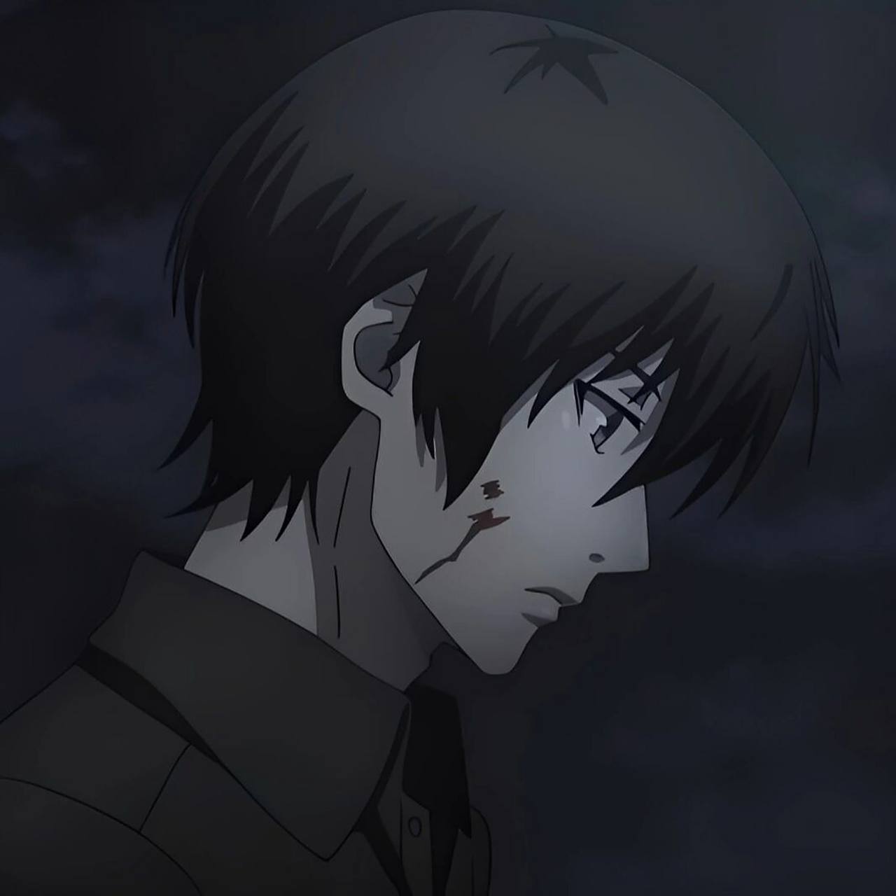 金木头像 喜欢的请点个赞 下半部分 #东京食尸鬼# #金木研# #动漫男头